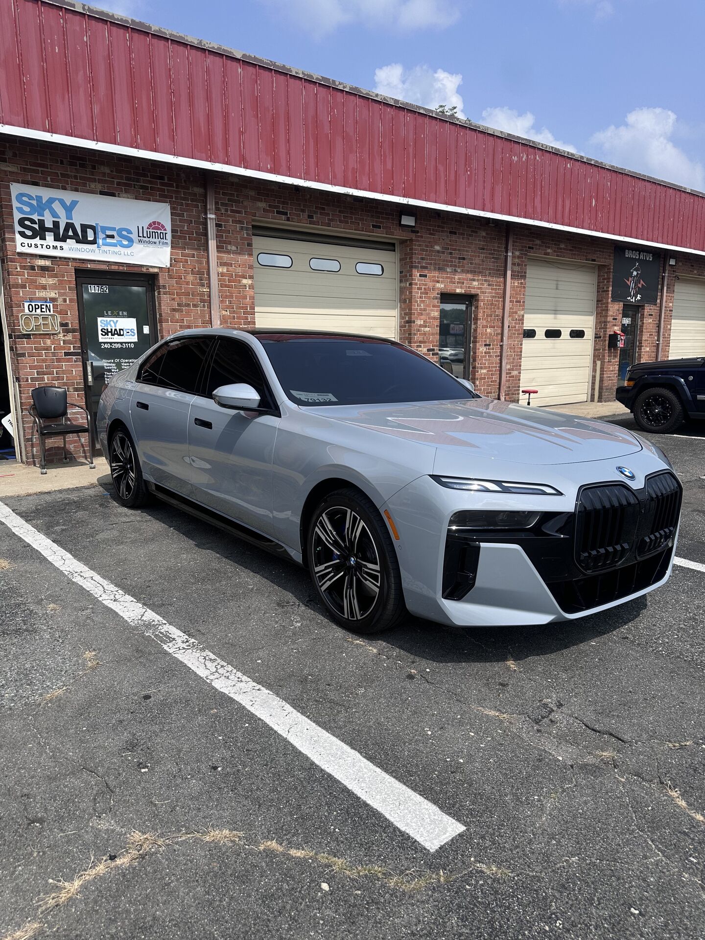 Automotive window tinting