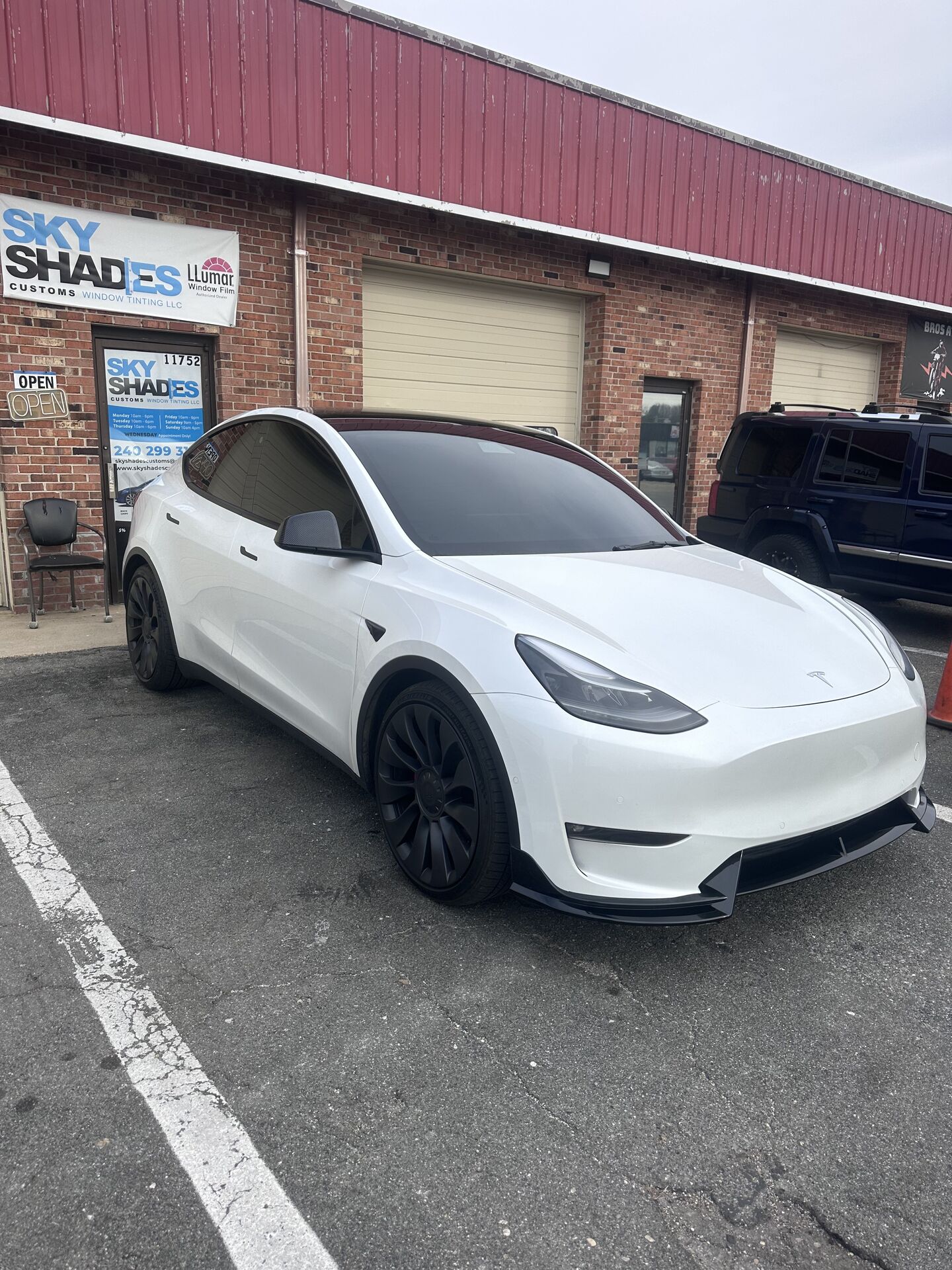 Automotive window tinting